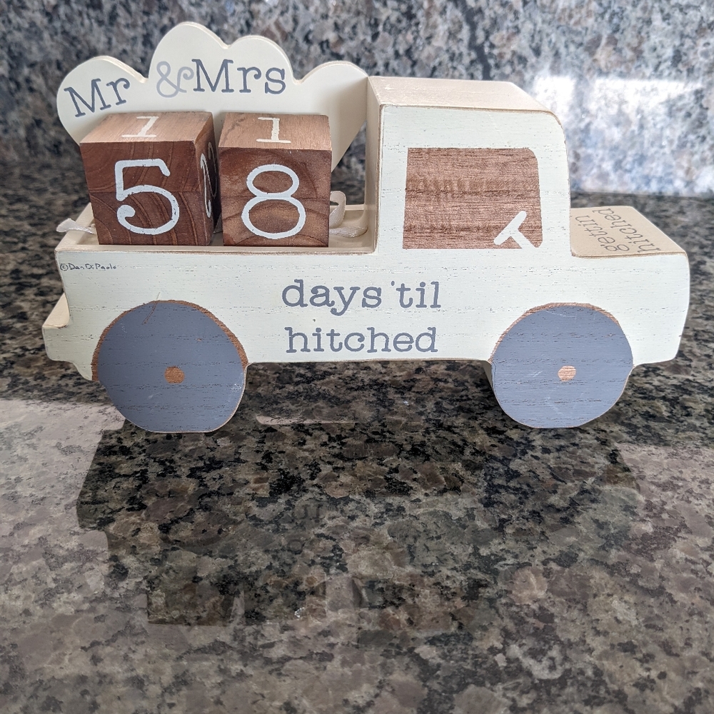 Wedding count down truck